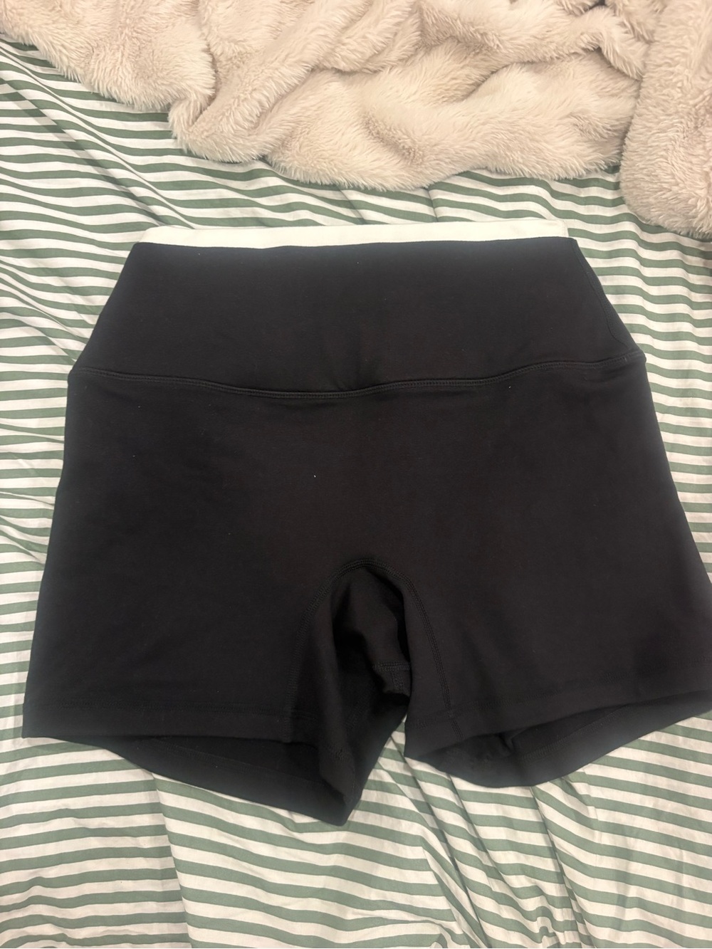 SET Active Black High-Rise Bike Shorts